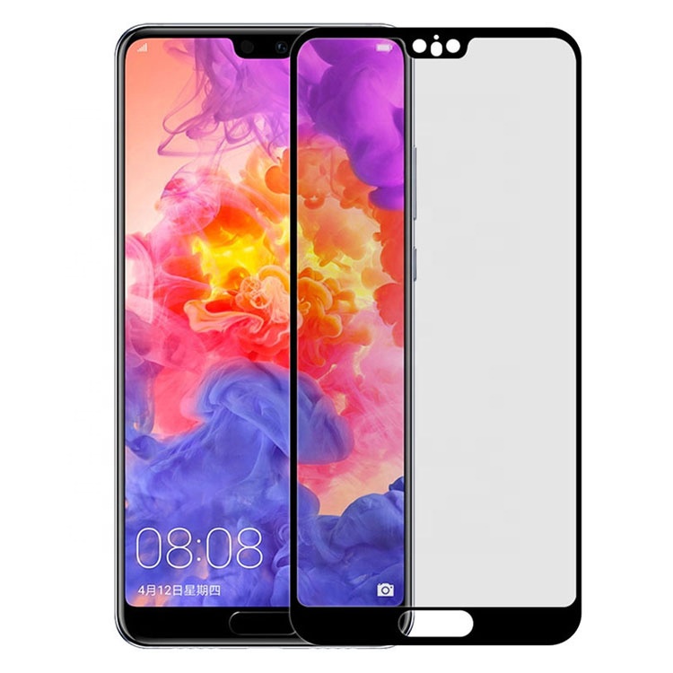 Privacy screen protector for huawei P20 pro tempered glass