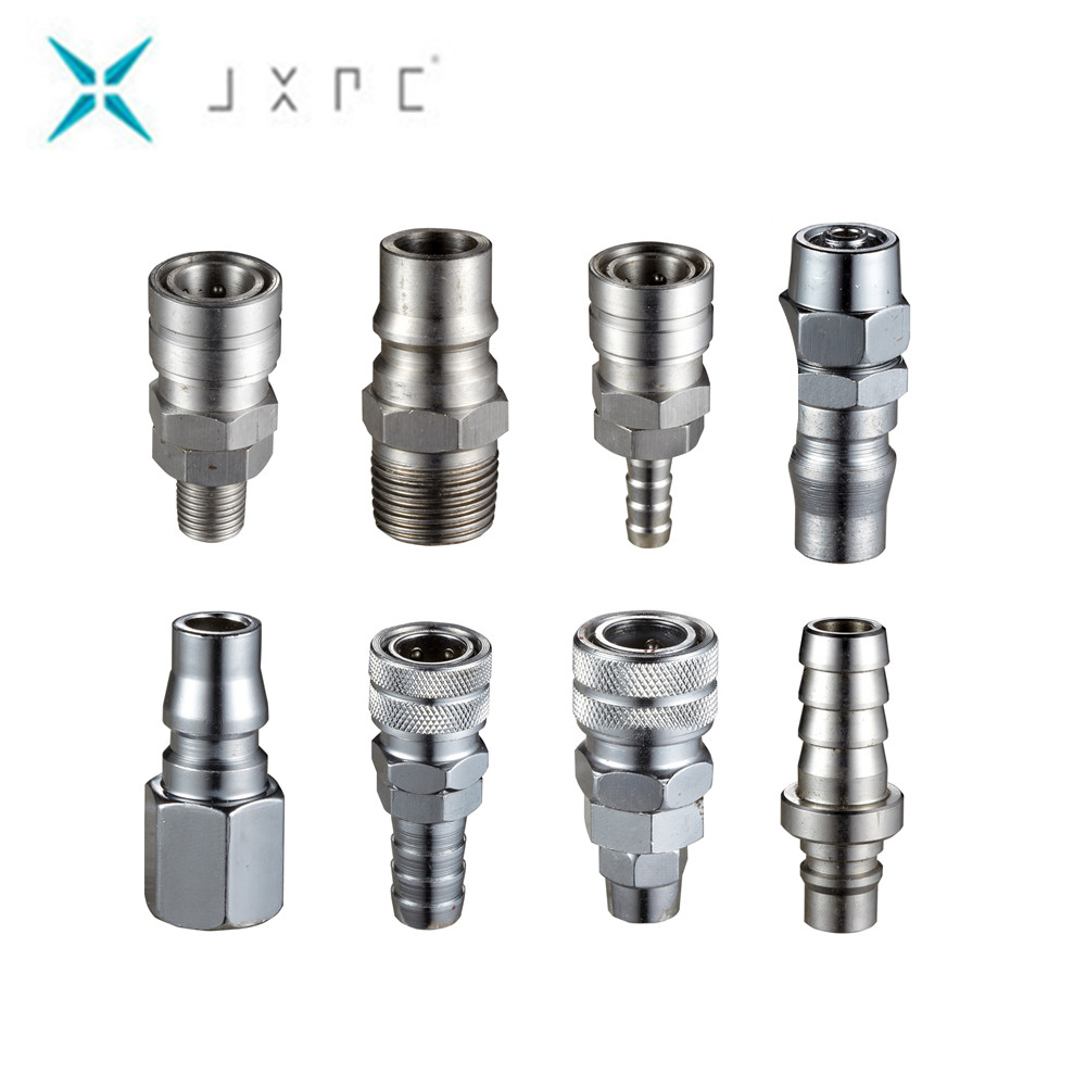 Gas Fitting Tube Connector Pneumatic Quick Steel And Brass Coupling