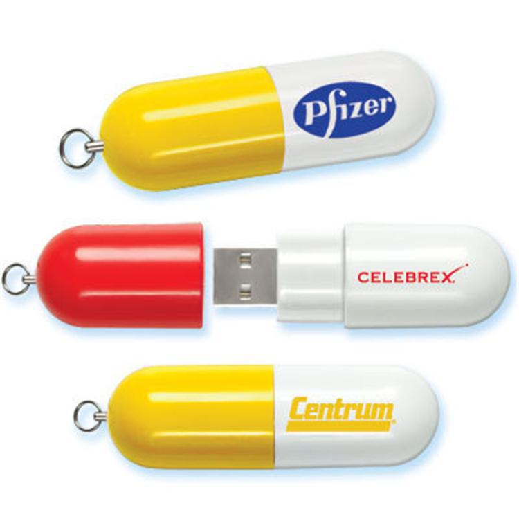 Новые китайские товары, пластиковый usb-накопитель в форме капсулы, USB-флеш-накопитель в виде капсулы для продвижения