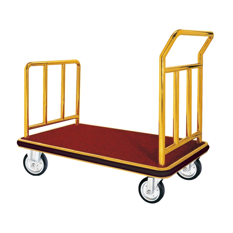 Wholesale luggage trolley hotel lobby carts bellman luggage trolley