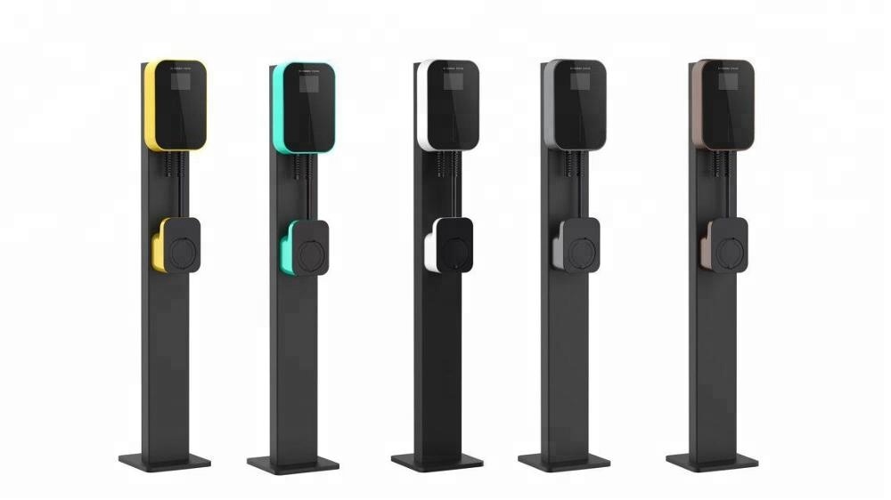 BESEN BS-B10 7.2KW портативная настенная 32A EV станция для быстрой зарядки Wallbox с разъемом типа 2 EV уровень зарядки 2