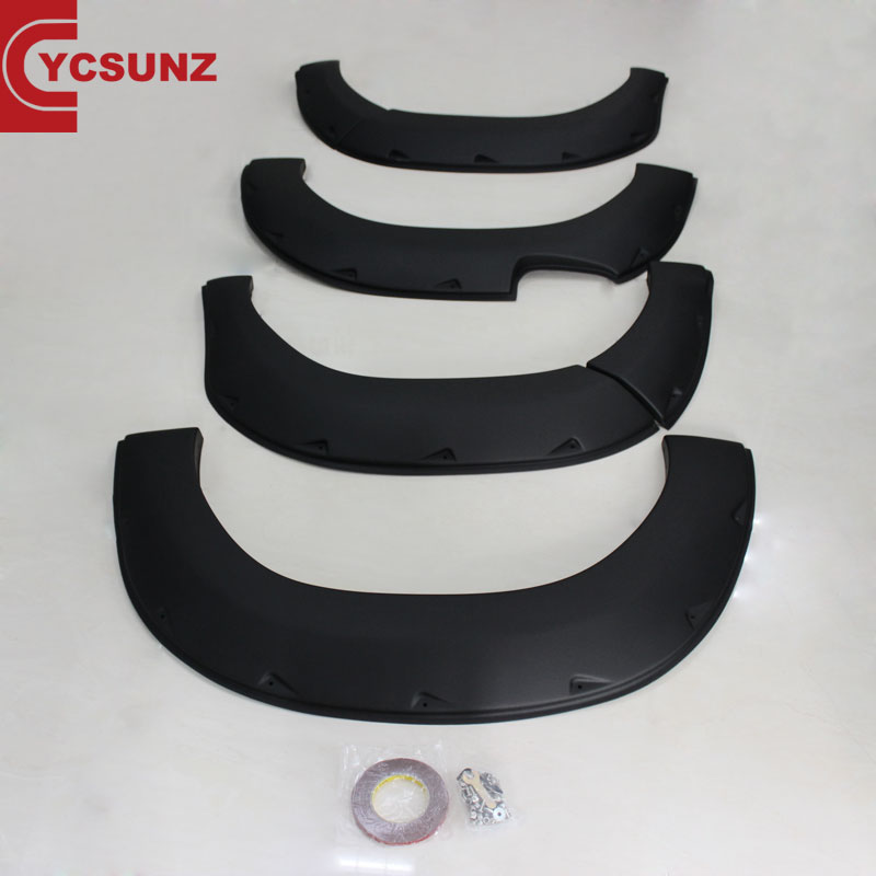 YCSUNZ ABS гладкие матовые черные колесные своды крыла, модифицированные аксессуары для HILUX REVO 2015 2016 2017 2018