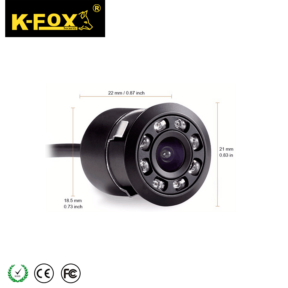 HD CCD Автомобильная камера заднего вида ночного видения PC3089 delantera y trasera camara