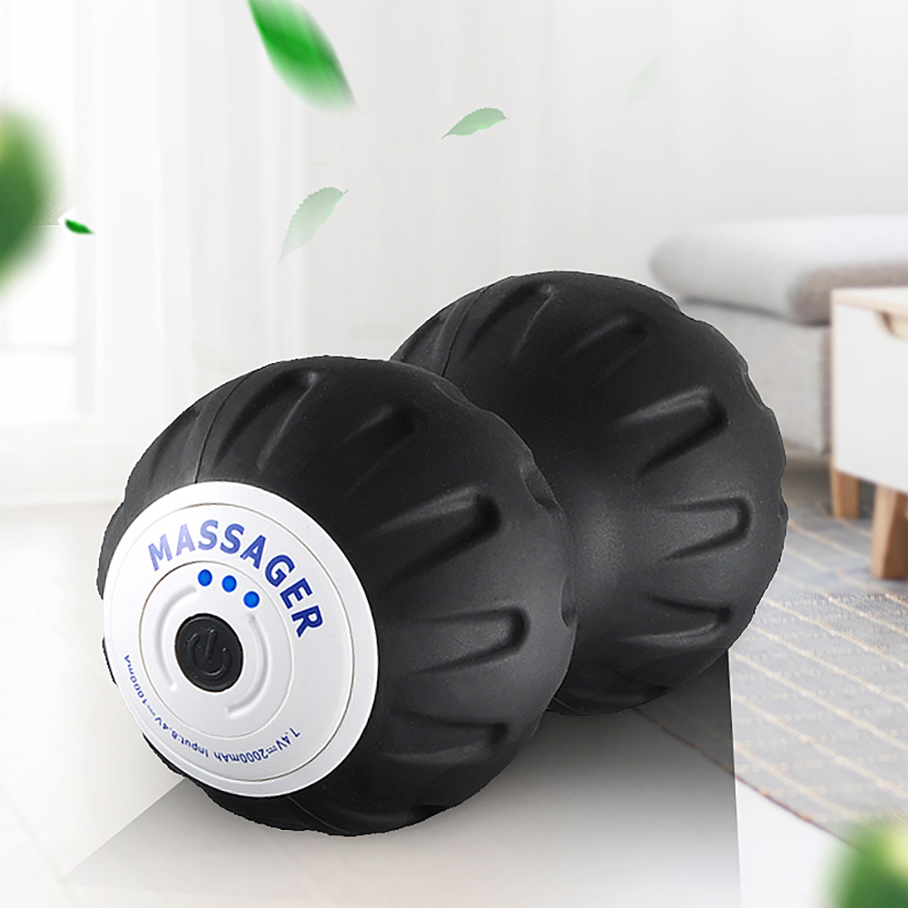 Rechargeable Battery Massage Ball Vibration Peanut Massage Ball Peanut Ball