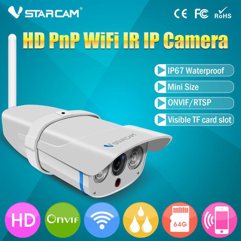 Торговля assurance новый ip67 водонепроницаемый беспроводной h.264 пуля открытый hd vstarcam ip-камера