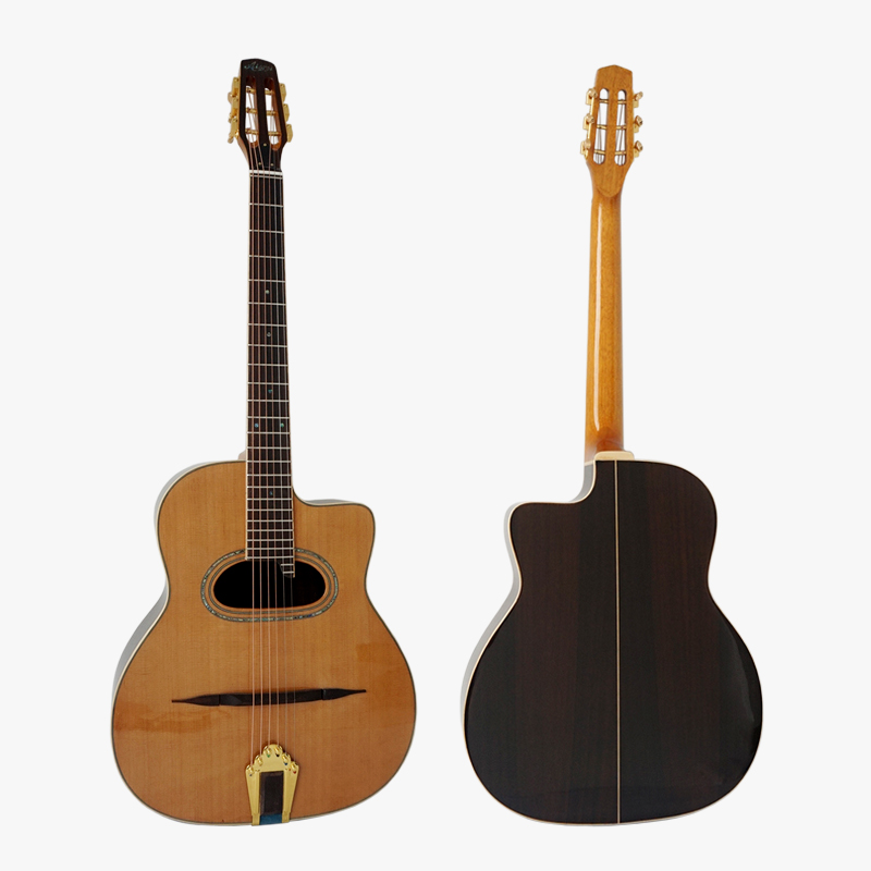 Бренд Aiersi, винтажная Акустическая гитара archtop Grande, Язычковая Акустическая гитара