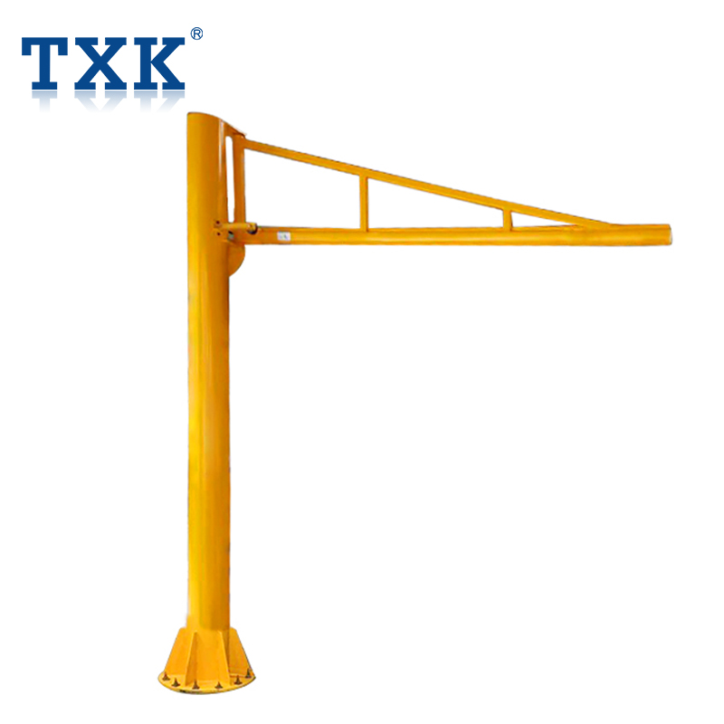 Floor mounted electric hoist jib crane 1 ton for plant