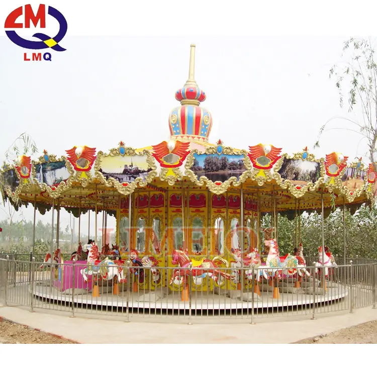 Carousel Amusement Luna Park Amusement Ride Theme Park Ride Luxury Carousel Kids Games For Sale