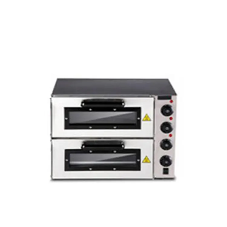 Commercial Table Top Single Deck LPG Gas Pizza Oven with Lighting Inside for Bakery Restaurant
