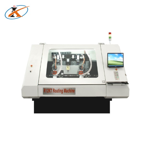 2 шпинделя, высокоскоростной сверлильный станок PCB CNC, маршрутизатор PCB THK, шариковый винт