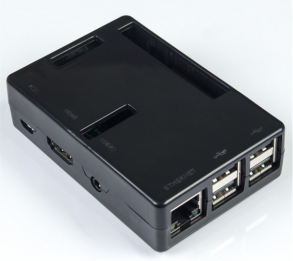 Лидер продаж, черный корпус из АБС-пластика для Raspberry Pi 3, Модель B +