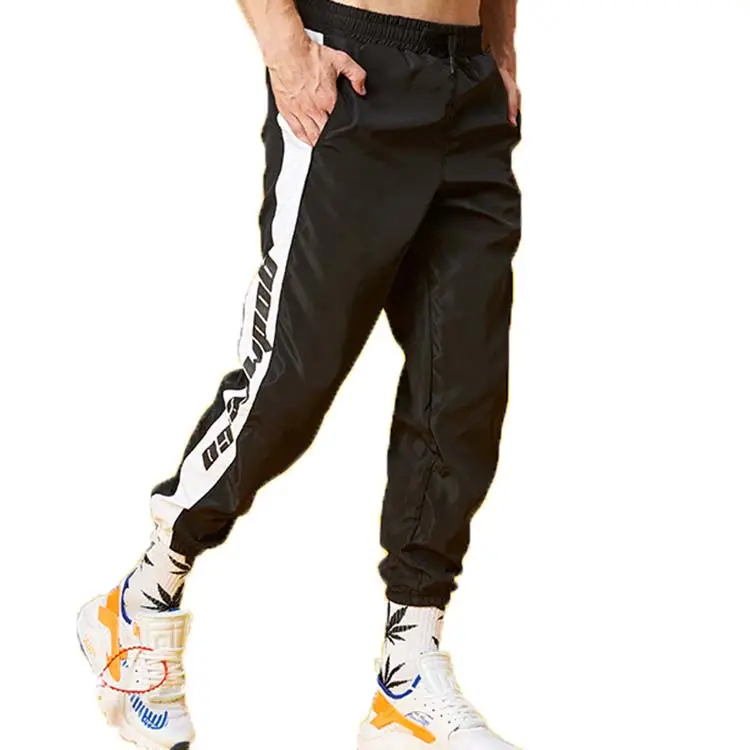 100% polyester windbreaker baggy trousers mens adult pants