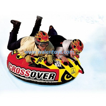 Сверхпрочная круглая снеговая труба sled, 2 человек надувная снеговая Ванна круглый снеговая труба sled, 2 человек надувная снеговая труба для зимних забав