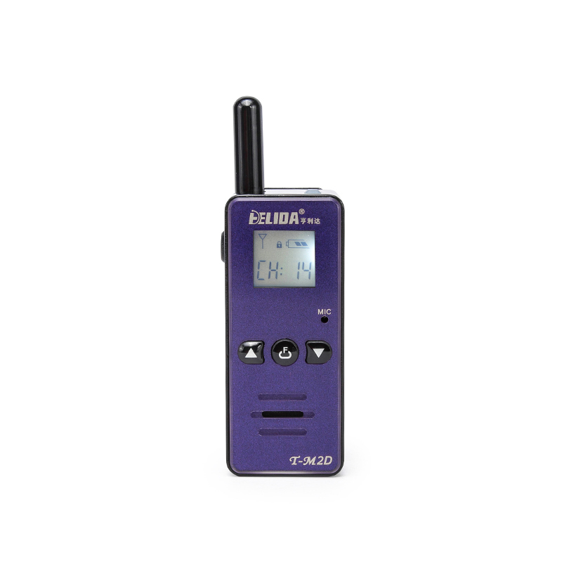 Двухсторонняя радиостанция HELIDA M2D Mini Walkie Talkie 400-520 МГц 128 каналов ручной 95*29*18 мм 128 каналов 1100 мАч CN;FUJ Fcc,ce 1-3 км