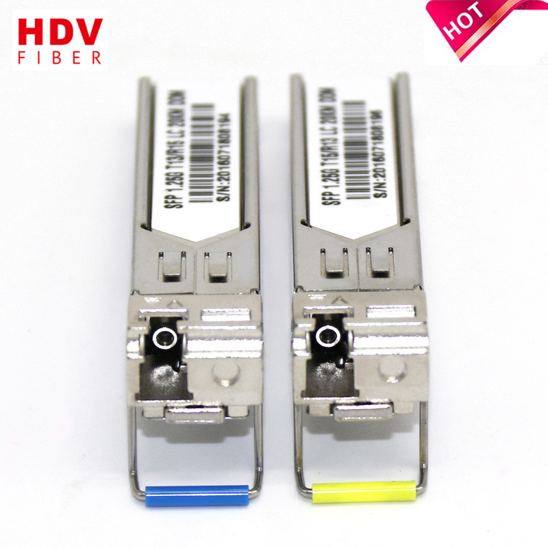 Горячие продажи 1.25 Гбит/с одного волокна Двунаправленный SFP Трансивер Двунаправленный SFP пара цена