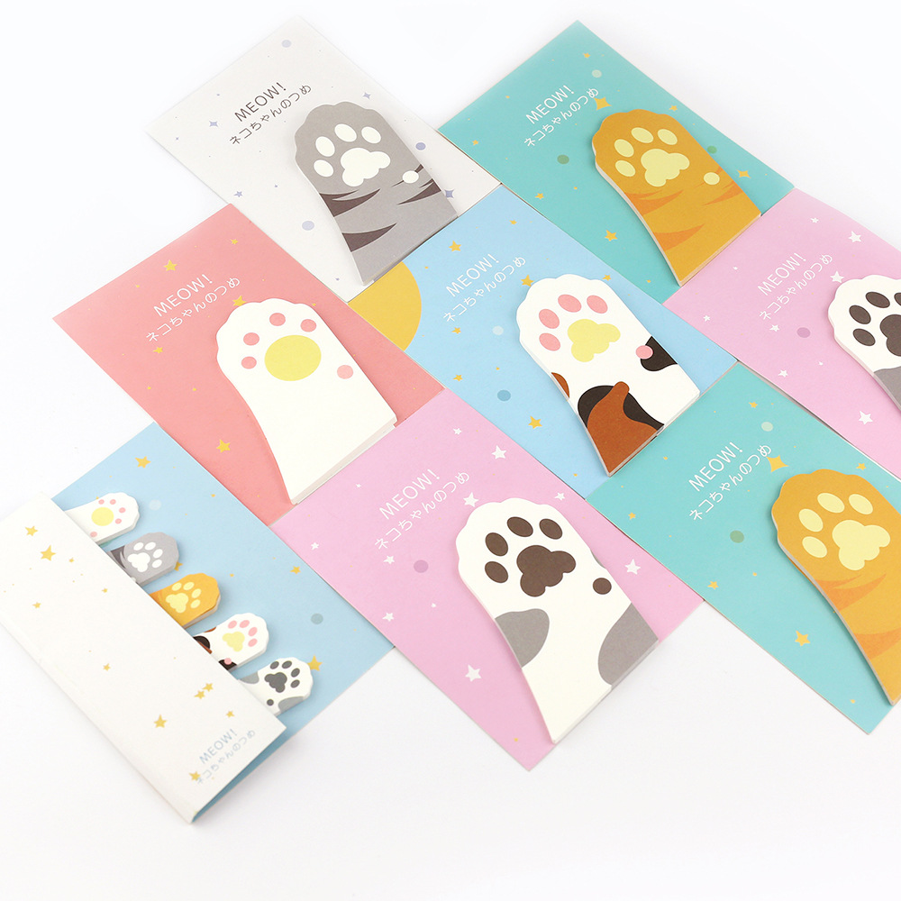 Custom Shaped Печатный Цвет блокнота kawaii sticky Примечание милые вкладки с логотипом