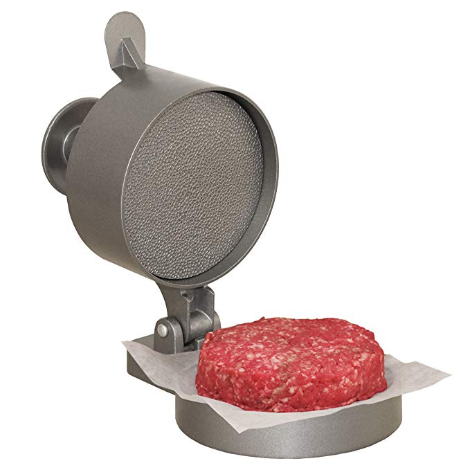 Burger Express Hamburger Press/Aluninum Burger Press/Non-Stick Hamburger Patty Maker