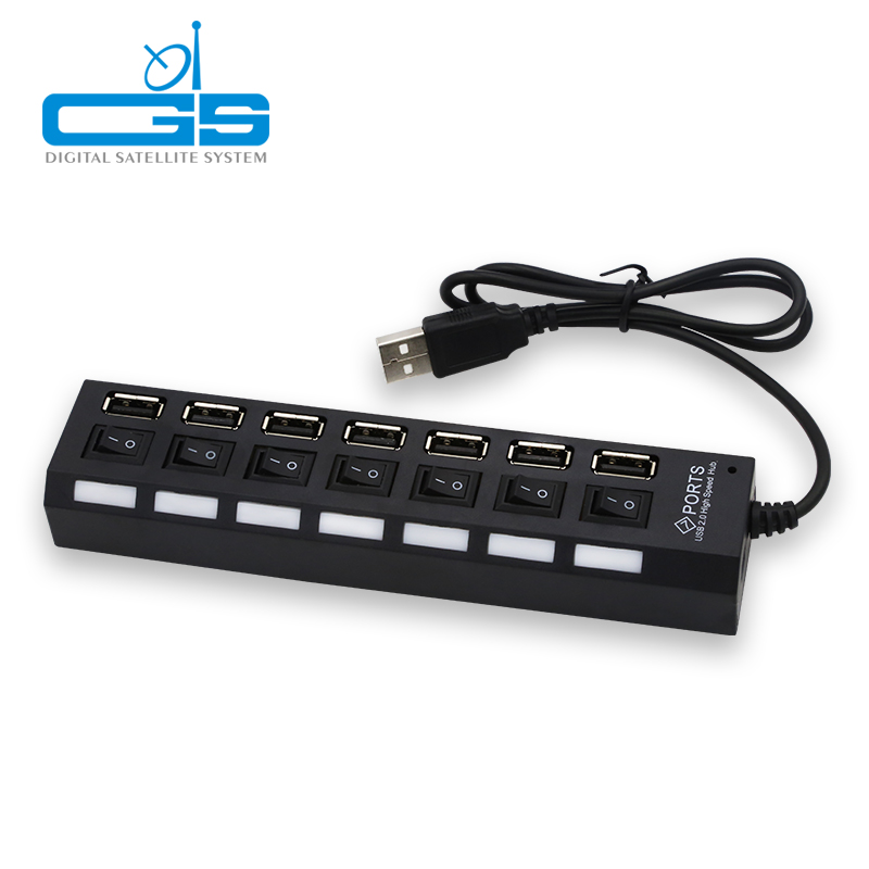 Цена от производителя usb 2,0 адаптер с 7 портов usb hub