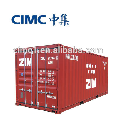 Завод CIMC, новый контейнер для перевозки сухих грузов 20-футовый GP