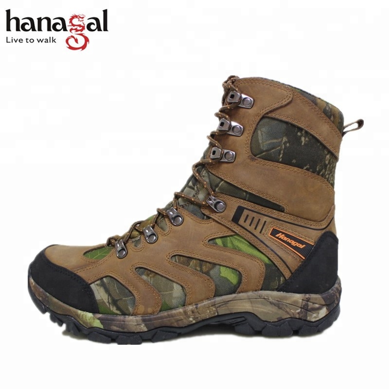 Military camouflage boots