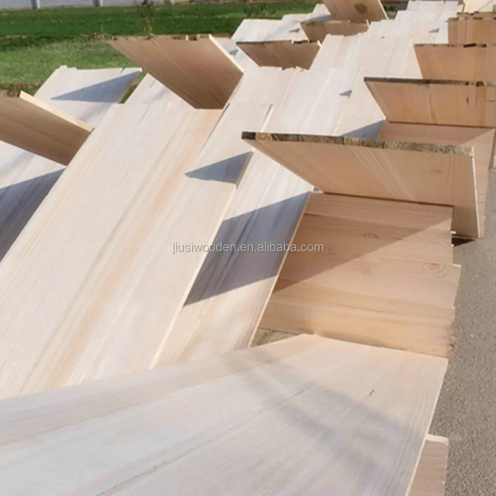 paulownia wood timber coffin edge glued panels