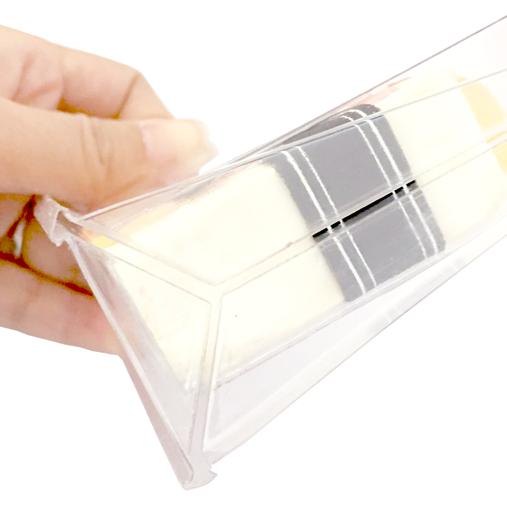 Оптовая продажа прозрачный пластиковый блистер tri-fold раскладушка упаковка
