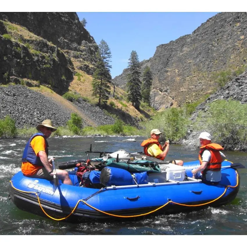 13' Commercial grade self-bailing whitewater river rafts