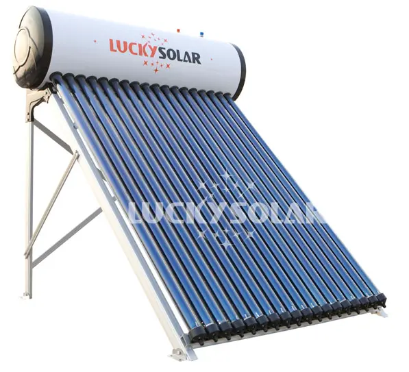 Aluminum Alloy Solar Water Heater Low Pressure Bearing Vacuum Tubes Solar Water Heater