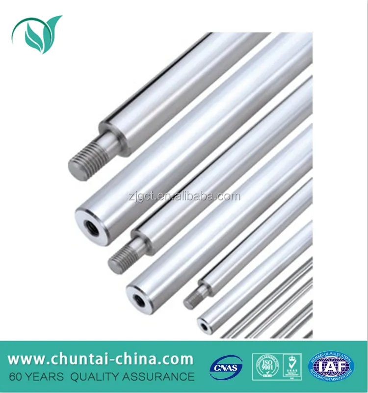 Customized CNC machined steel linear motor shaft