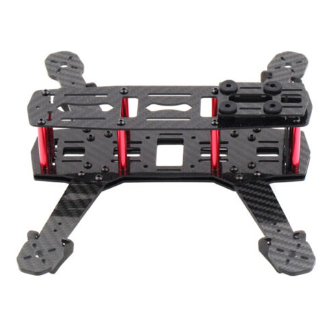 DIY 4 оси 250 мм углеродное волокно FPV Квадрокоптер мини H Quad Frame QAV250 Quadcopter Frame Kit
