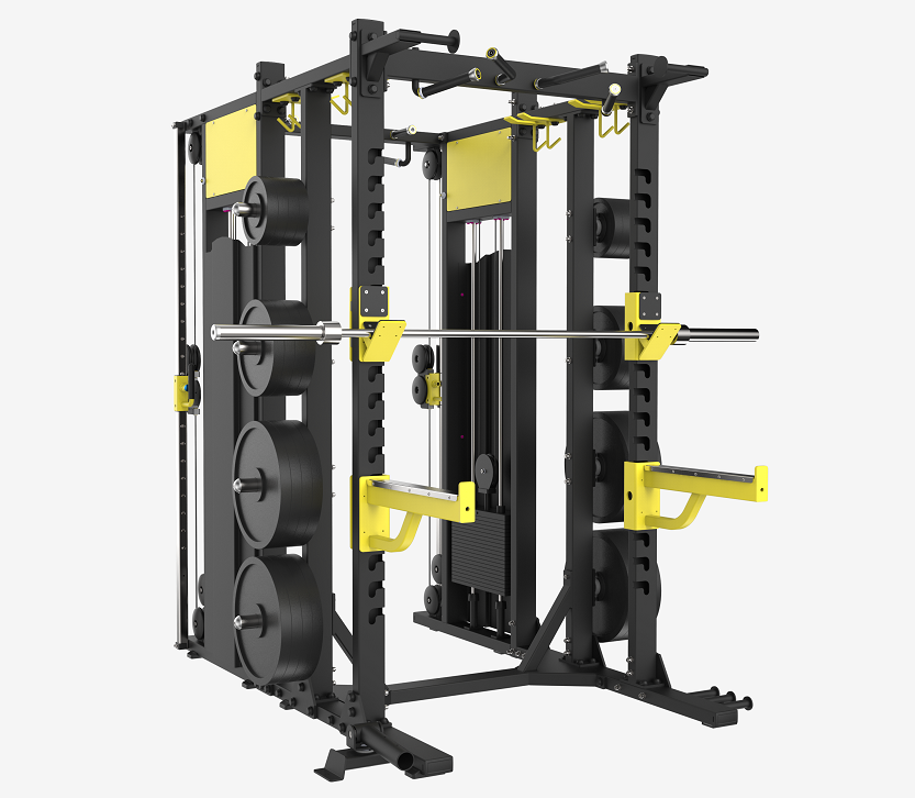 Multi Functional Equipment Gym Squat Rack with 140 kg weight stack