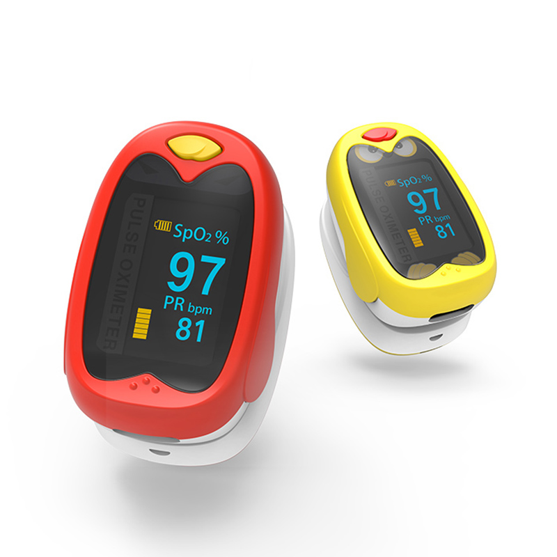 Rechargeable Pulse Oximeter For Pediatric Kids SpO2 PR Heart Rate OLED Children oxmetro de pulso K1 Fingertip Oximetro