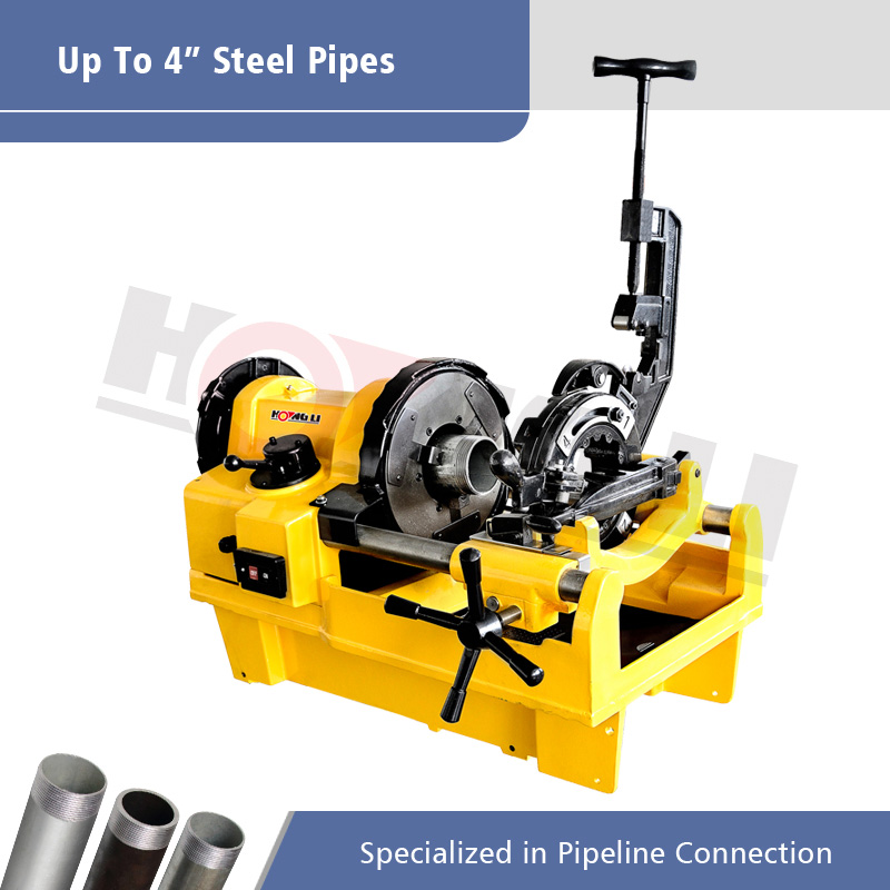 SQ100F Automatic Steel Pipe Thread Cutting Machine
