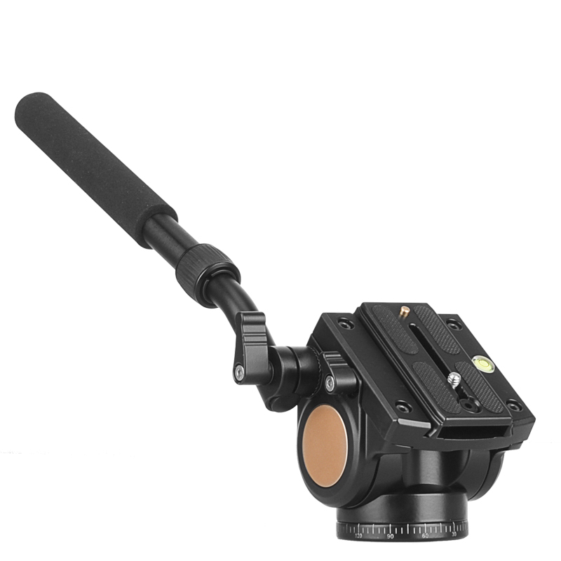 QZSD-Q90 DSLR Videl головка штатива 18 кг большая грузоподъемность монопод головка для телескопа Les трехсторонняя ручка демпфирующая ручка головка