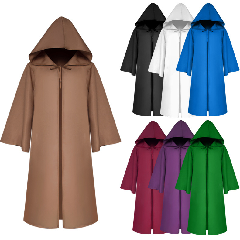 New children adult science fiction movie costumes magic super hero sky war cloak cape
