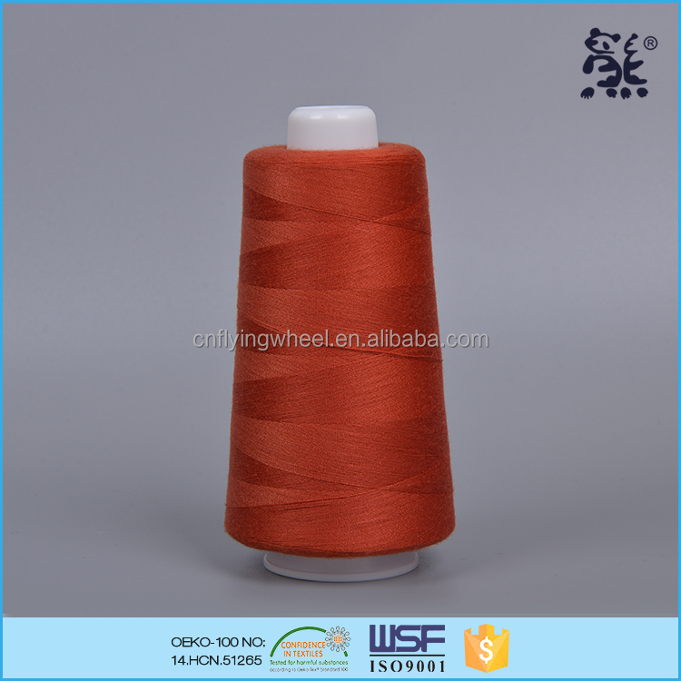 40 s/2 27tex 120 билеты окрашенные бренды spun Полиэстер швейные нитки оптом