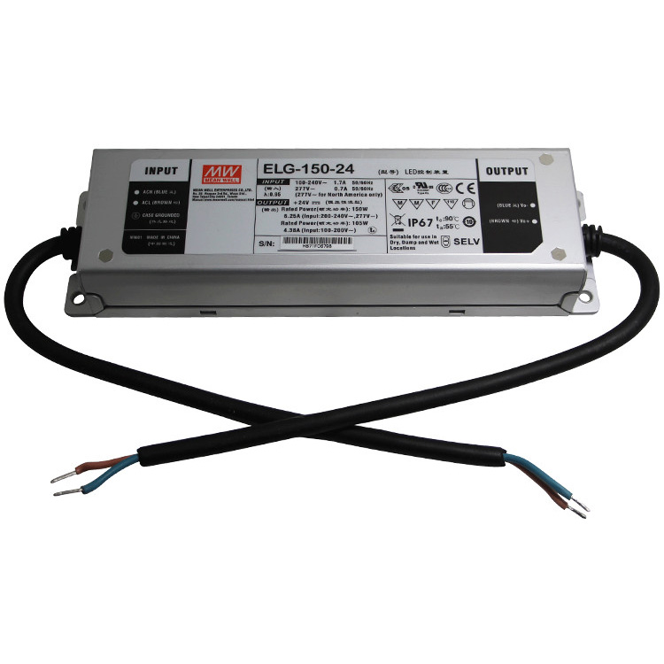 Meanwell ELG-150-48 150 Вт 48В Светодиодный драйвер для светодиодного светильника