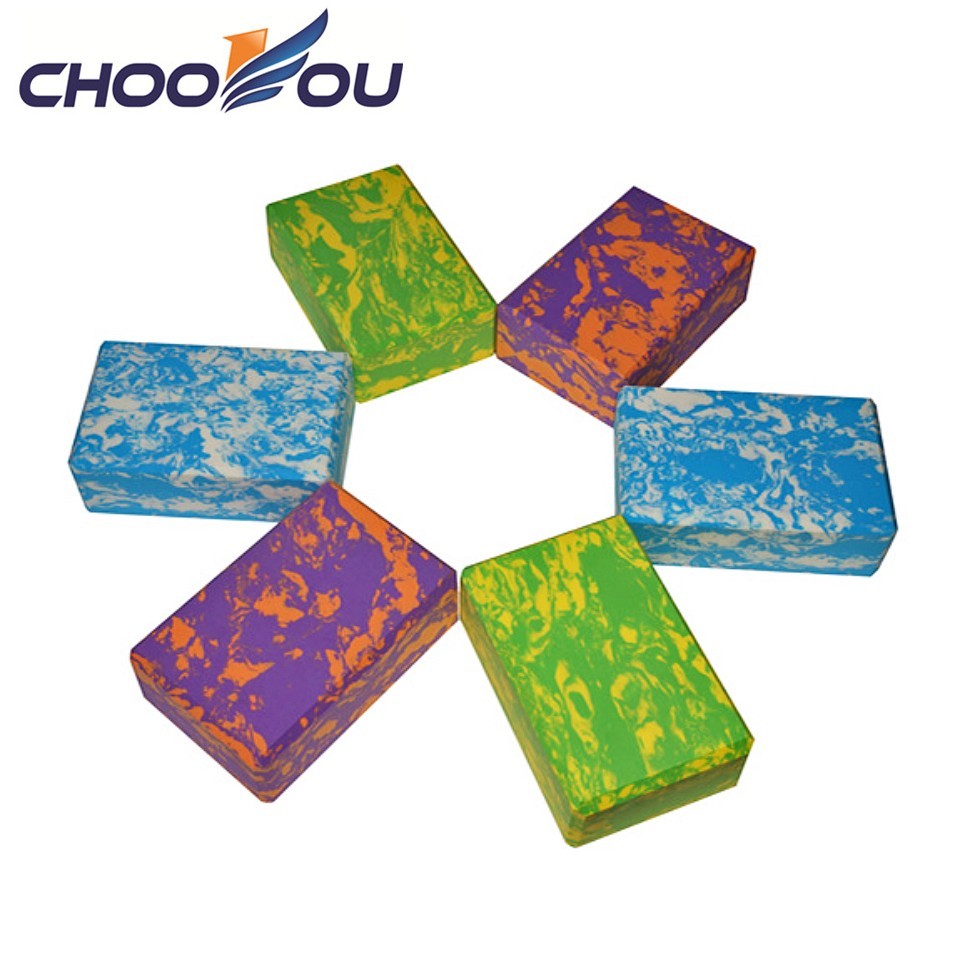 CHOOYOU OEM Yoga Workout Eva Factory Custom Logo Print Fitness Home Training Pilates Yoga Block