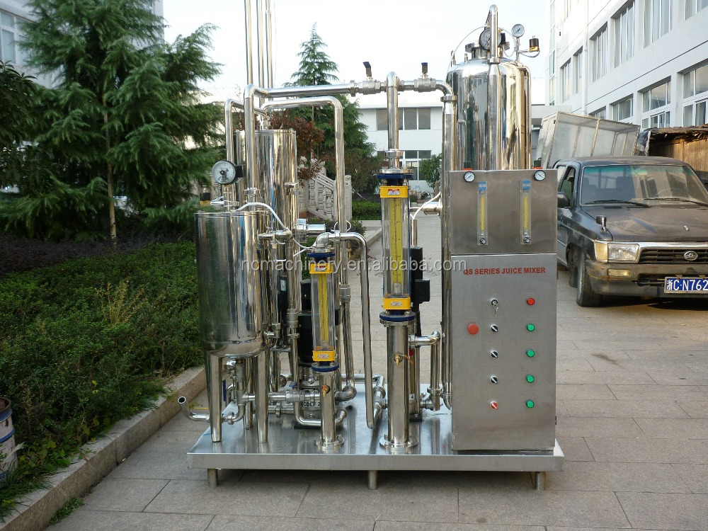 Полностью автоматическая 2500L/ч газированный сок смеситель