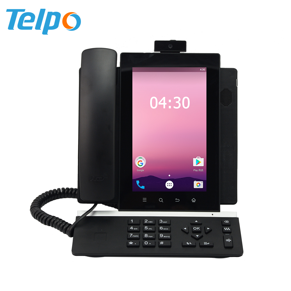 Заводская цена, умный SIP, настольный IP HD видео телефон с системой Android