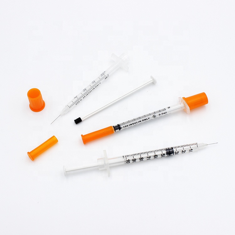 diabetis insulin syringe 31g 6mm insulin syringes gauge with 1ml needle