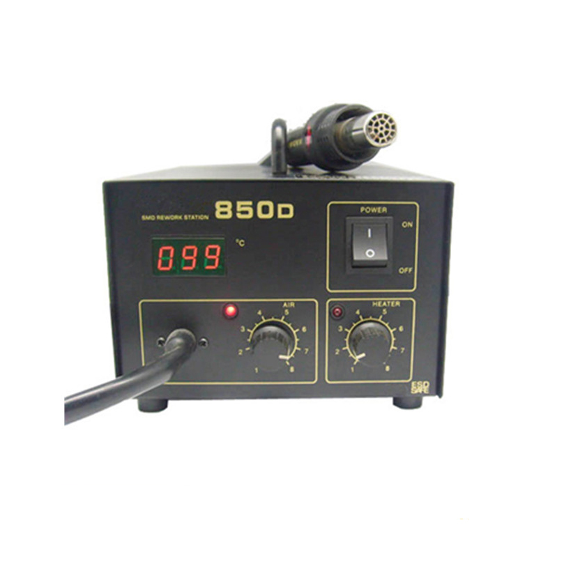FT-850D цифровой дисплей контроль температуры, но и для ремонта мобильных телефонов, горячий воздух паяльная станция