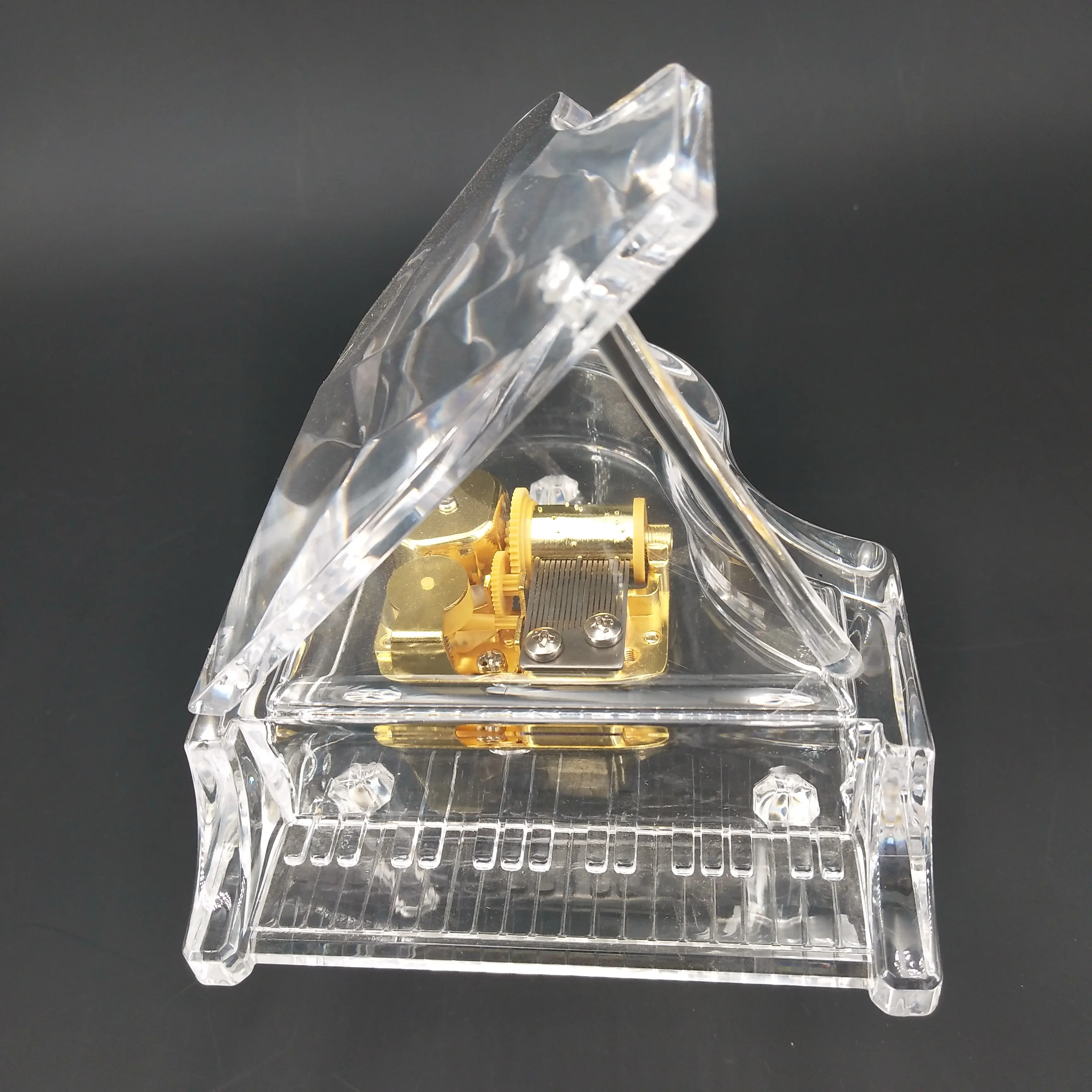Acrylic Piano Shape Music Box For Gifts