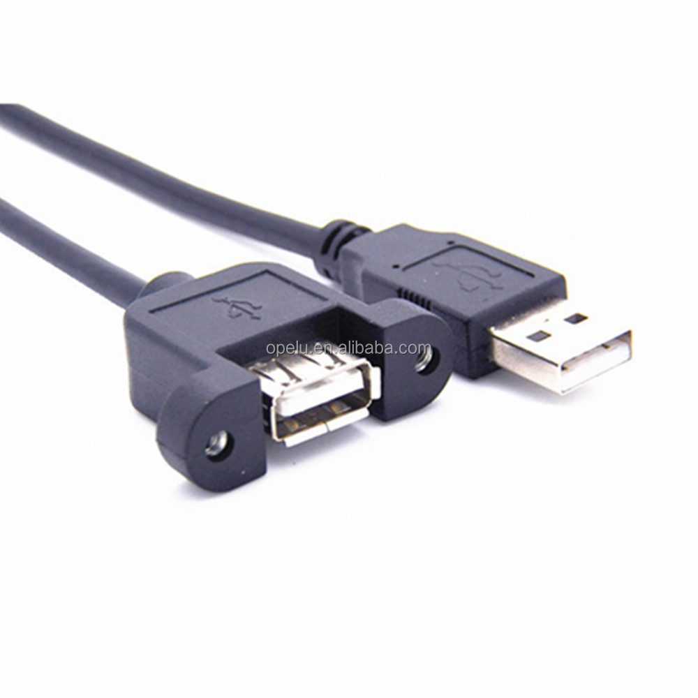 Заводской USB 2,0 штекер-USB гнездо панель крепление Сканер Принтер удлинитель USB кабель