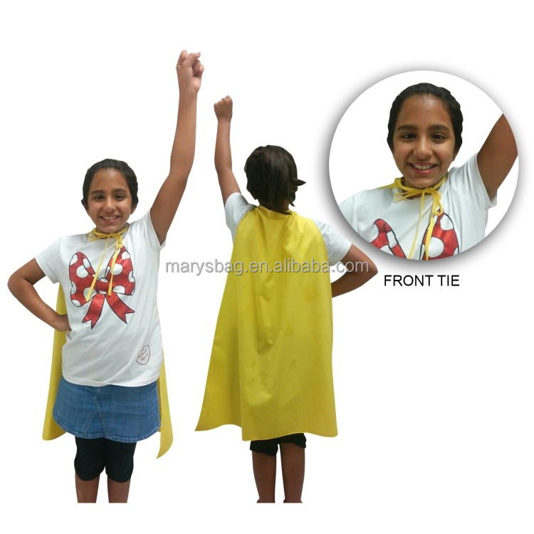 Kids Poplin Super Hero Cape Blank