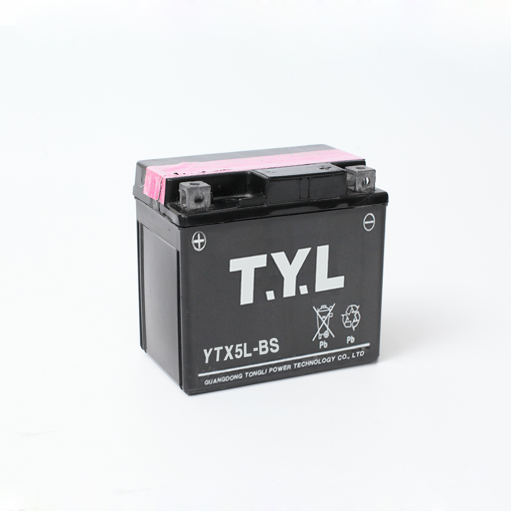 YTX5L-BS TYL 12v5ah wet взимается mf свинцово-кислотная батарея для мотоцикла по заводской цене, оптовая продажа