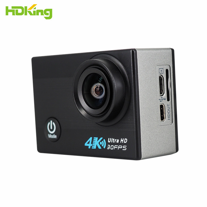 Водонепроницаемая Экшн-камера с двойным экраном 4K WiFi Ultra HD 1080p full hd 40M