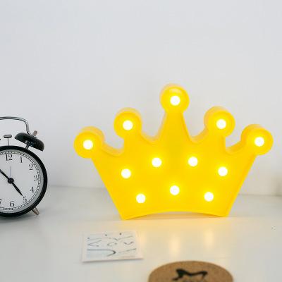2018 Корона ночь свет укладки, моделирование настольная лампа вечерние Вечерние огни
