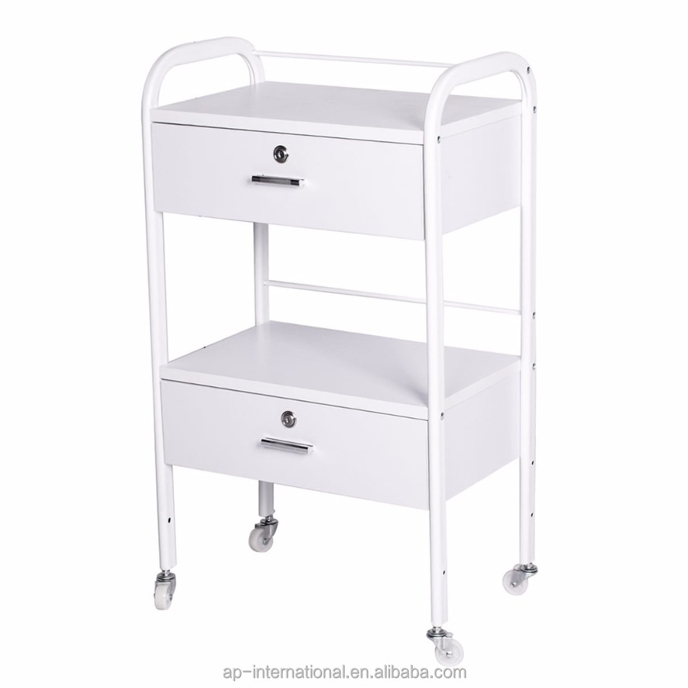 Whole sale quality salon trolley "KALLAS" multi-function rollabout storage cart