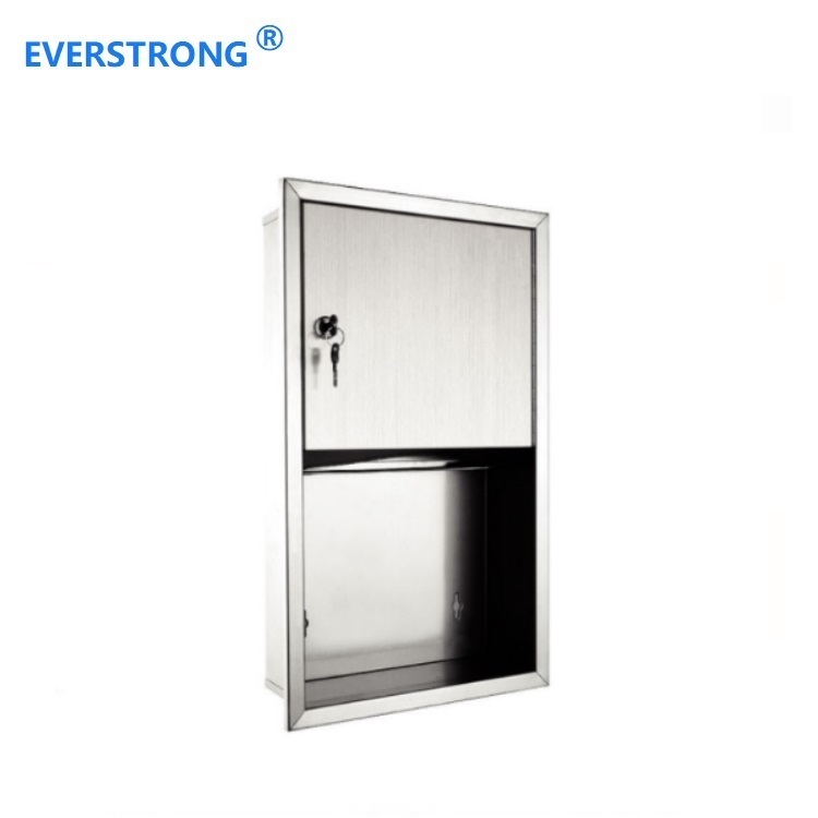 Everstrong ST-V75TA stainless steel recessed hand towel dispenser